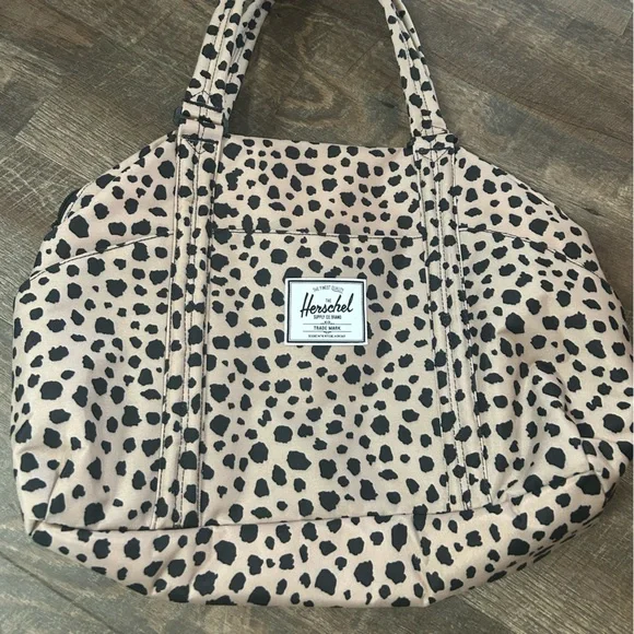 Herschel Supply Company Tan and Black Tote Bag - Picture 1 of 2